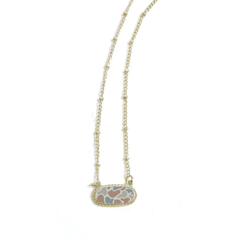 PRE ORDER - Camo Charm Necklace