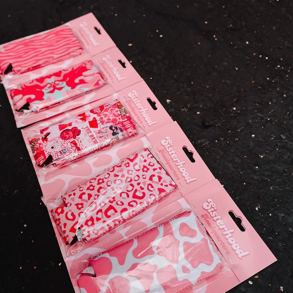 PRE ORDER- Pink Leopard Beverage Sleeve Duo