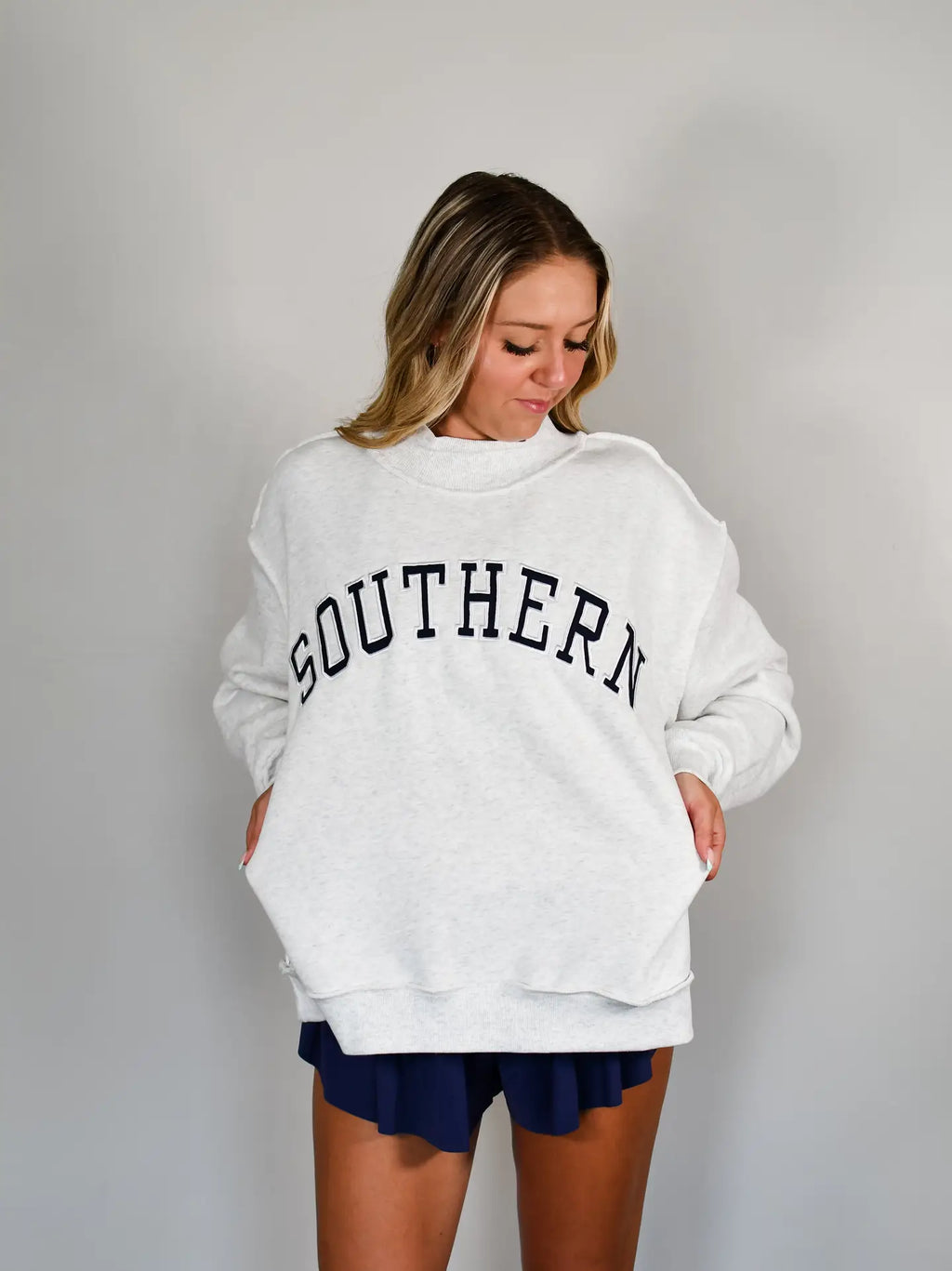 PRE ORDER - Classic Southern Mock Neck Sweatshirt