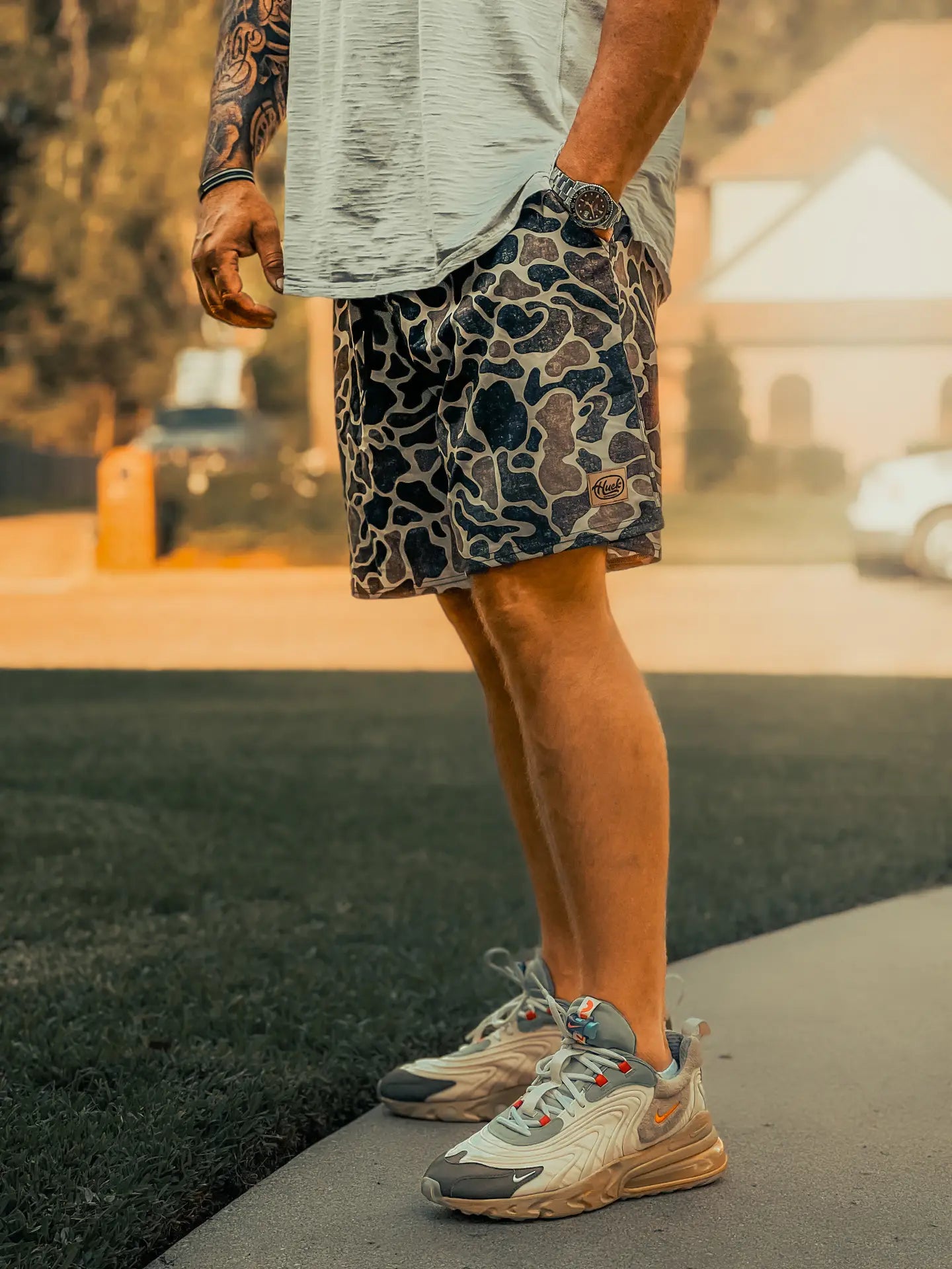 PRE ORDER - Marshland Camo Performance Shorts
