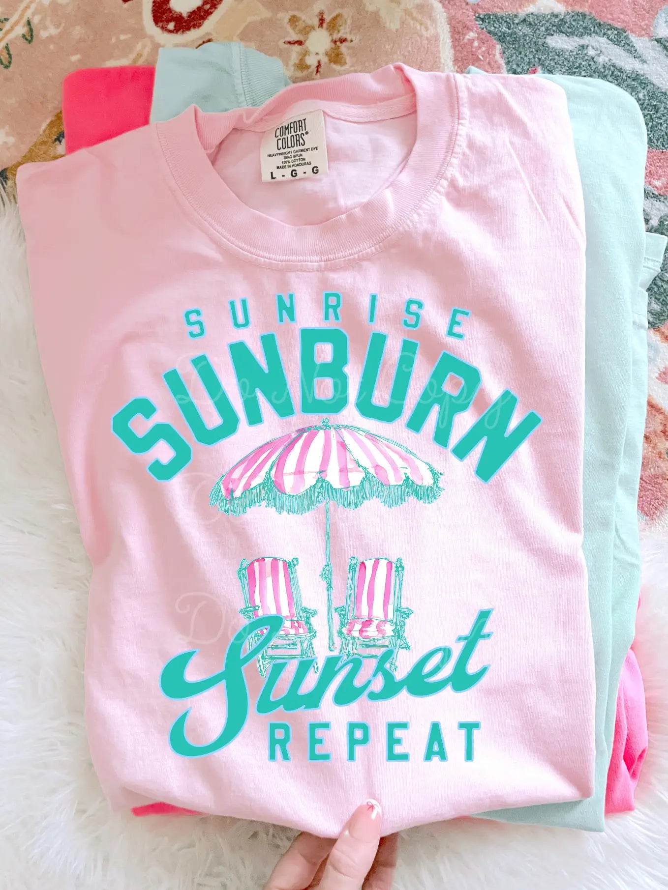 PRE ORDER - Sunrise Sunburn Sunset Repeat Tee